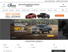 Tablet Screenshot of jimolsonmotors.com